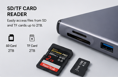 NexGen 8-in-1 USB-C Hub with Professional Performance - NexGen