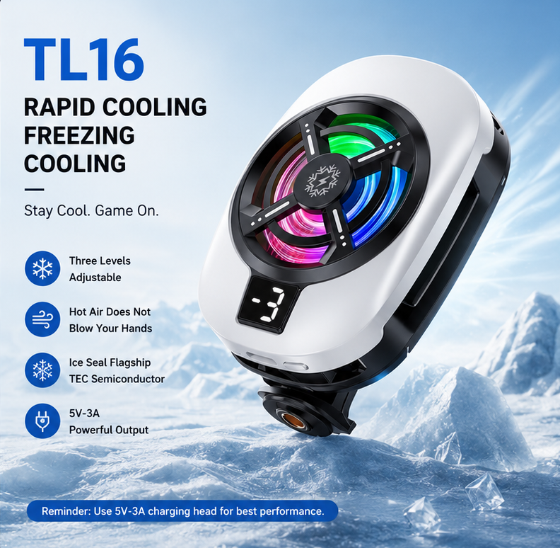 NexGen RGB Mobile Cooling Fan. - NexGen
