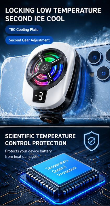 NexGen RGB Mobile Cooling Fan. - NexGen