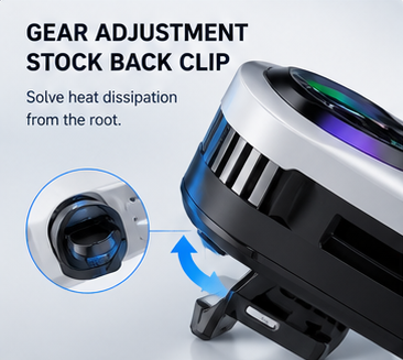 NexGen RGB Mobile Cooling Fan. - NexGen