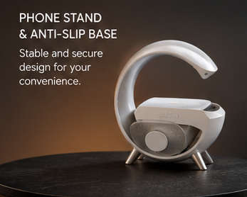 NexGen 3-in-1 RGB LED Wireless Charging Speaker Lamp - NexGen