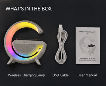 NexGen 3-in-1 RGB LED Wireless Charging Speaker Lamp - NexGen