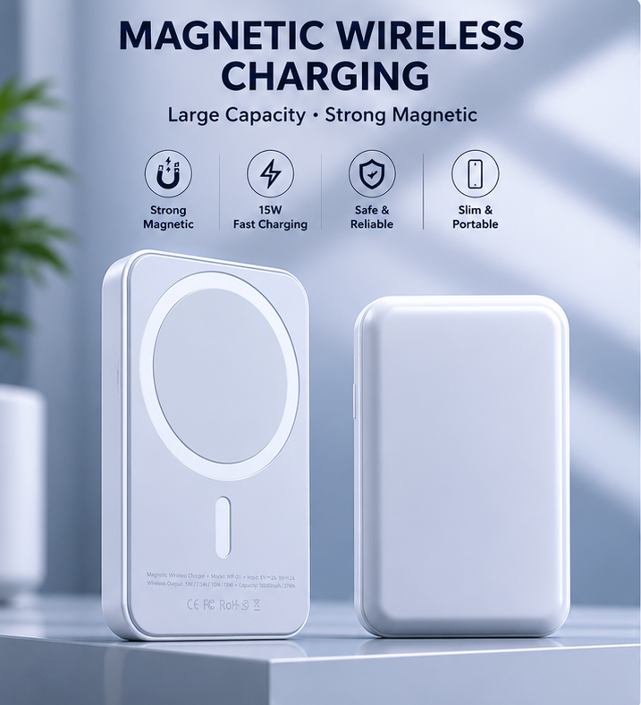 NexGen Magsafe Wireless Charging power Bank 3000Mah