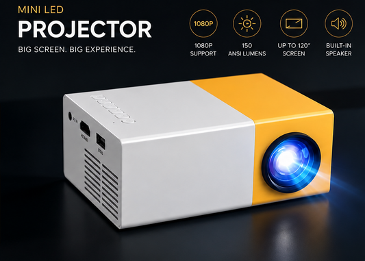 NexGen Portable Mini Home Theater LED Projector