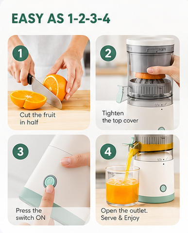 NexGen Rechargeable Electric Juicer