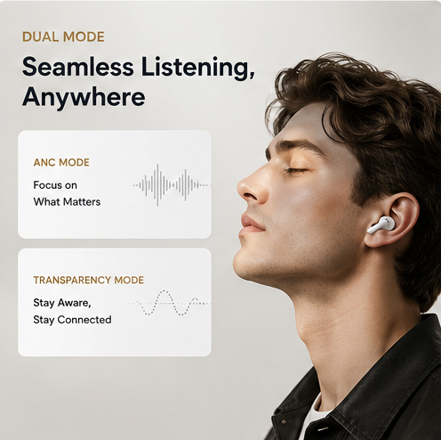 NexGen Wireless Earbuds with touch screen display