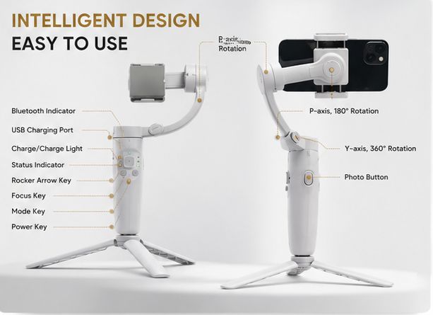 NexGen M1 Foldable 3-Axis Gimbal