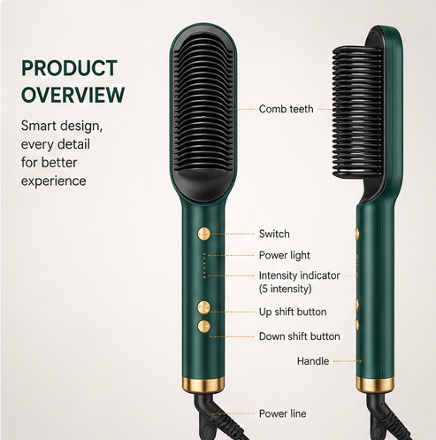 NexGen Hair Straightening Comb