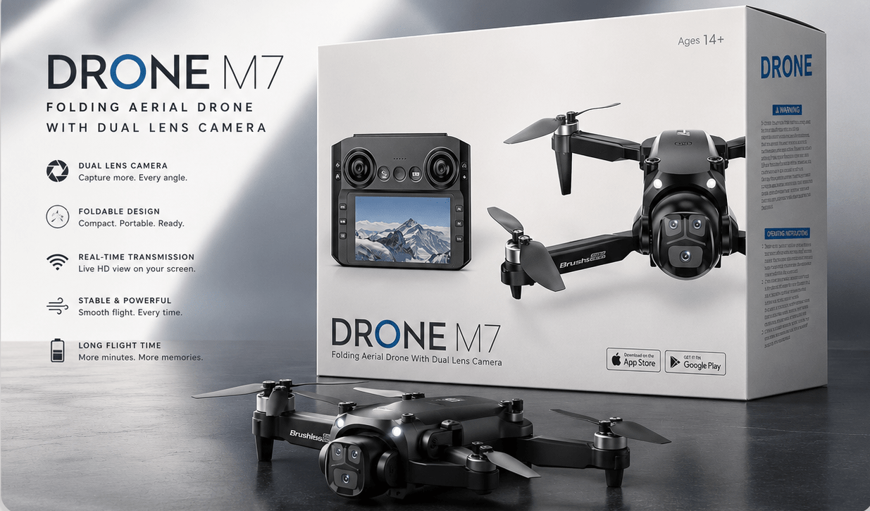 NexGen M7 GPS Drone – Advanced Aerial Photography & Intelligent Flight Experience - NexGen