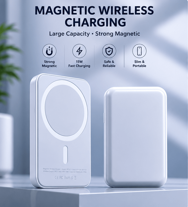 NexGen Magsafe Wireless Charging power Bank 3000Mah - NexGen