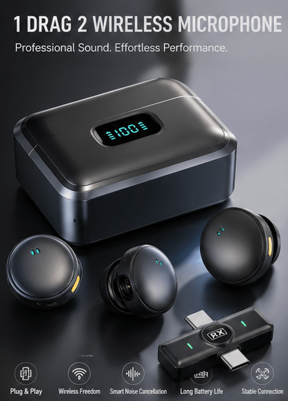 NexGen Wireless Microphone – Professional Audio, Anytime & Anywhere - NexGen